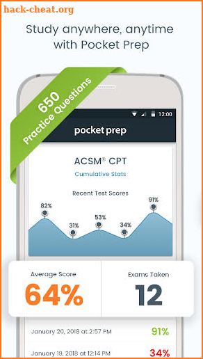 ACSM CPT Pocket Prep screenshot