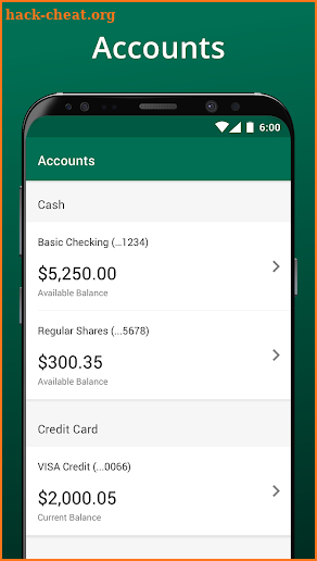 ACT 1st Federal Credit Union screenshot