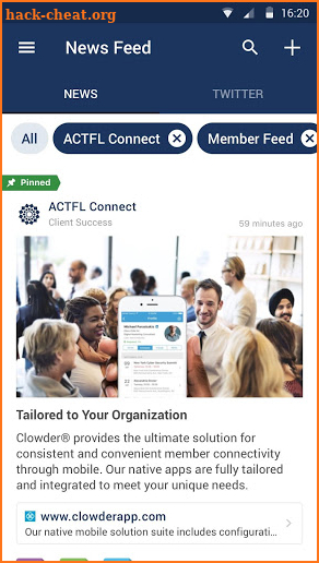 ACTFL Connect screenshot