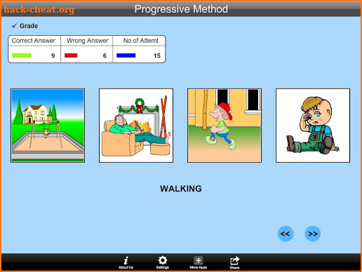 Actions Progressive Method screenshot