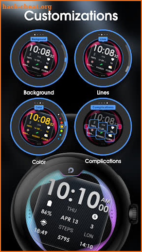 ACTIVE 42 Wear OS Watch Face screenshot