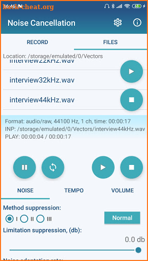 Active Noise Cancellation screenshot