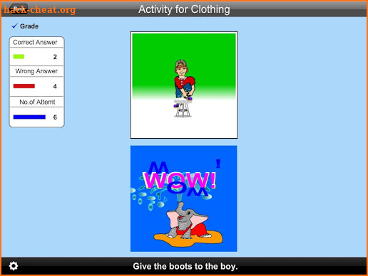 Activity for Clothing screenshot