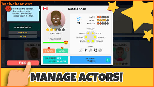 Actor Tycoon 2 : Hollywood Manager screenshot