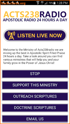 Acts238 Radio screenshot