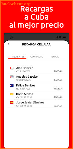 aCuba - La Recarga más Barata screenshot