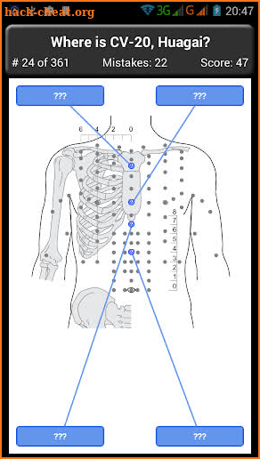 Acupuncture Points Body Quiz screenshot