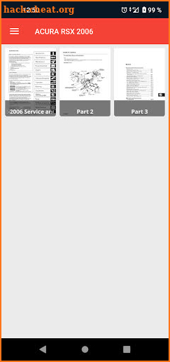 Acura RSX 2002-2006 Service and Repair Manual screenshot