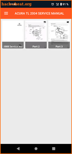 Acura TL 2004-2008 Service and Repair manual screenshot