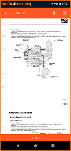 Acura TL 2004-2008 Service and Repair manual screenshot