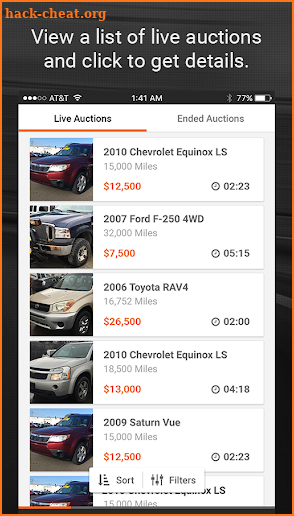 ACV Auctions—The Dependable Wholesale Auto Auction screenshot