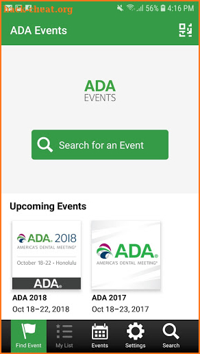 ADA Events screenshot