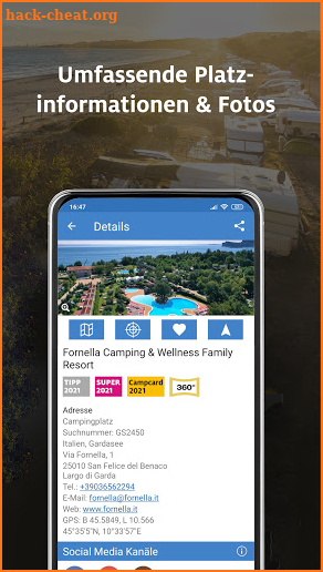 ADAC Camping / Stellplatz 2021 powered by PiNCAMP screenshot