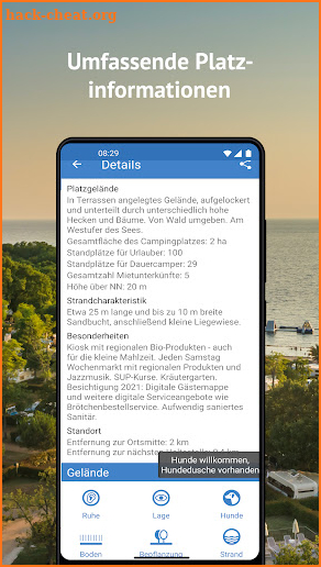 ADAC Camping / Stellplatz 2022 screenshot