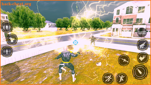 Adam Lightning Superhero Fight screenshot