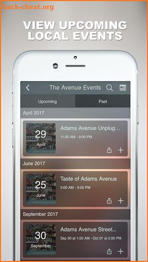 Adams Avenue Business Assoc. screenshot