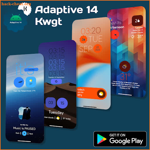Adaptive 14 Kwgt screenshot