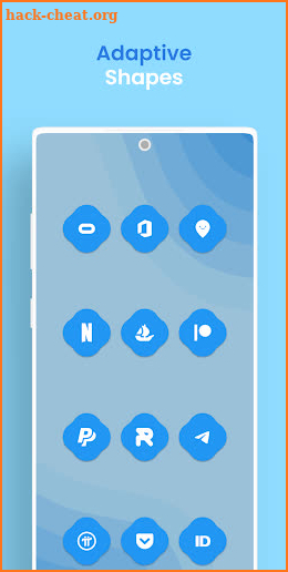 Adaptive Blue - Icon Pack screenshot