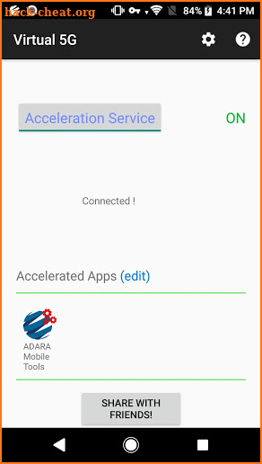 ADARA Mobile Tools - SpeedTest screenshot