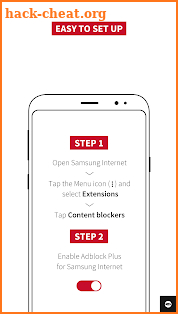 Adblock Plus for Samsung Internet - Browse safe. screenshot
