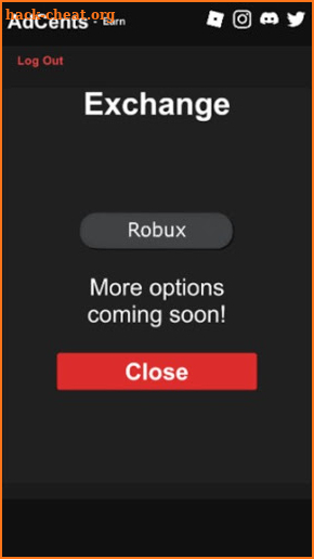 AdCents - Watch ads for Robux screenshot