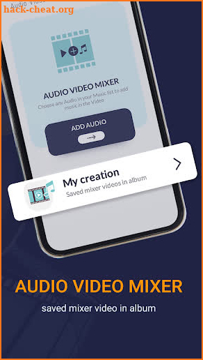 Add Audio To Video : Audio Video Mixer &MP3 Cutter screenshot