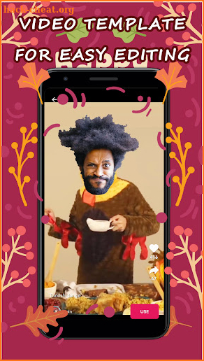 Add Face to Video: Become a Thanksgiving Turkey screenshot
