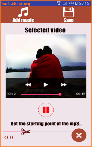 Add music to video (2020) screenshot