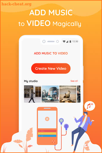 Add Music To Video: Music Video Maker, Audio Mixer screenshot