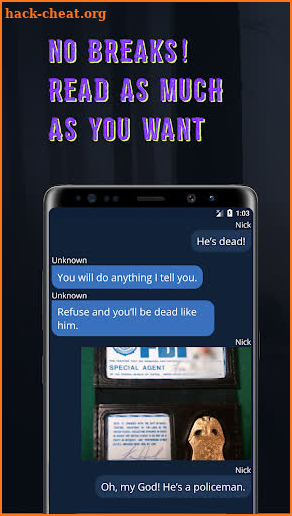 Addicted Premium - Scary & Romantic chat stories screenshot