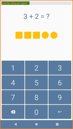Addition and subtraction screenshot