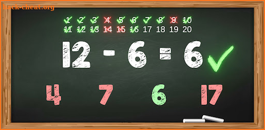 Addition and Subtraction screenshot