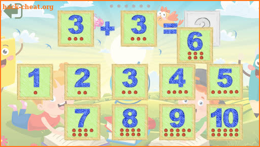 Addition and subtraction up to 10 in German screenshot