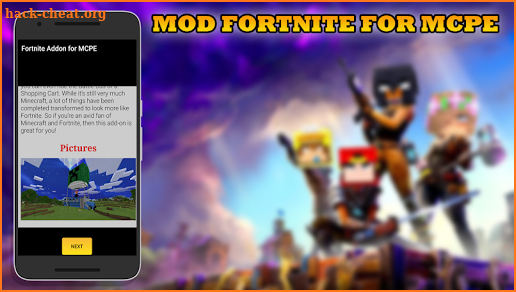 Addon Fortnite for MCPE screenshot