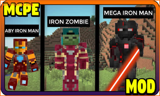 Addon Iron Man MCPE - Minecraft Mod screenshot