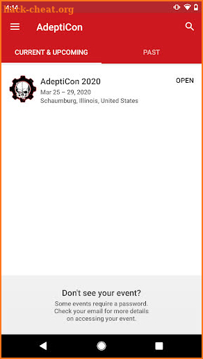 AdeptiCon screenshot