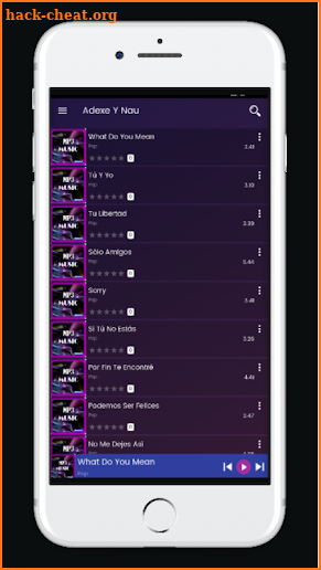 Adexe And Nau Music Full screenshot