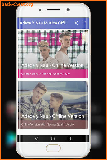 Adexe Y Nau Musica Offline screenshot