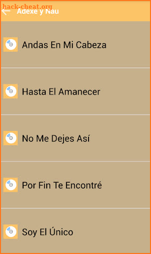 Adexe y NAU songs and lyrics 2019 screenshot