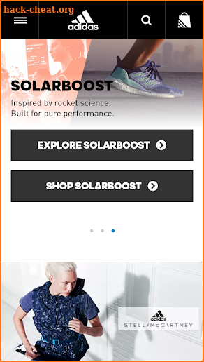 adidas online shopping screenshot