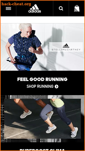 adidas online shopping screenshot