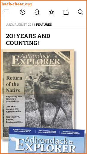 Adirondack Explorer screenshot