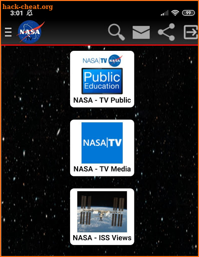ADLS - NASA TV Live Channels screenshot