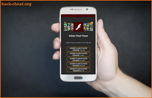 Adoby flash player for online chat and games screenshot