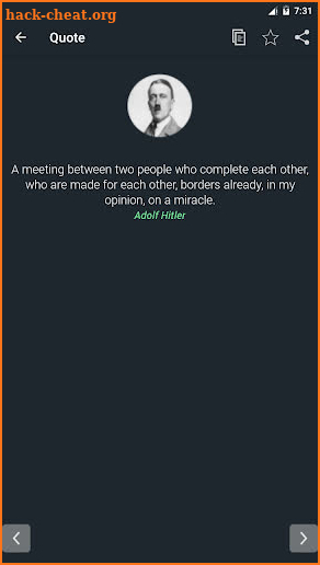 Adolf Hitler Quotes screenshot