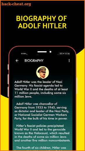 Adolf Hitler Quotes - Biography and Facts screenshot