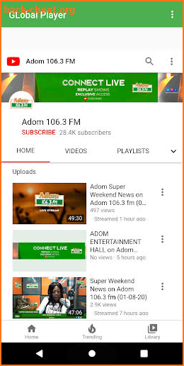 Adom 106.3 FM screenshot