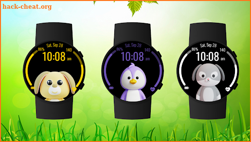 Adorable Animals Watch Face screenshot