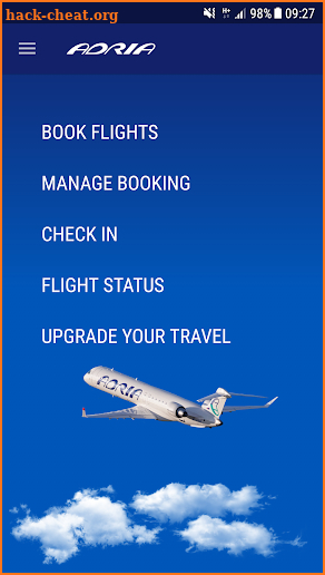 Adria Airways screenshot