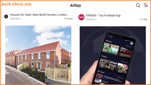 AdSpy - Facebook Ads Creatives and Ads Library screenshot